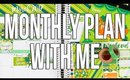 Erin Condren Life Planner Monthly Plan with Me | March 2017