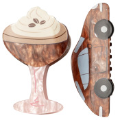 Frasier Sterling Cafe Claw Clip Set