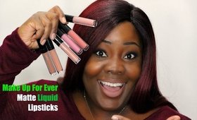 Swatches on Dark Skin-MUFE  #NEW | TheMindCatcher