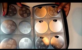 Nail Art Stamping Plates Storage Organizer