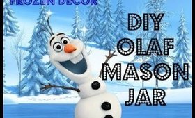 DIY -FROZEN OLAF MASON JAR