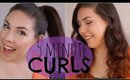 5 Minute Ponytail Curls I Pinterest Myth I AlyAesch