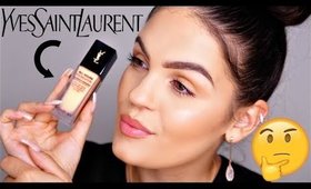 NEW YSL All Hours Foundation First Impression & REVIEW