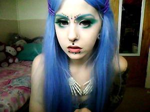 another Sugarpill look with a new wig I purchased from Geisha Wigs.