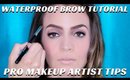 How to Waterproof Eyebrows |Bridal Makeup Tutorial Series - mathias4makeup