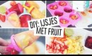 DIY: IJSJES MET VERS FRUIT & KOKOSWATER ♡