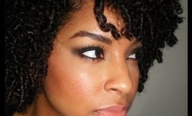 Completely Dinair-Brushed! Eye shadow and foundation look!