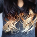 Almost Withe Yellow Ombre