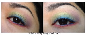 A look created using Sleek MakeUP's Circus Palette.