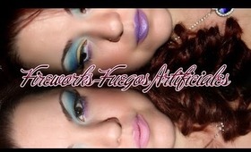 Fireworks ft Glam Eyez-Fuegos artificiales Con Glam Eyez Cosmetics