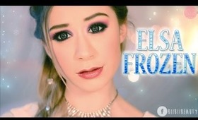 ELSA FROZEN INSPIRED MAKEUP TUTORIAL