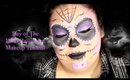Day of The Dead Skull Halloween Makeup