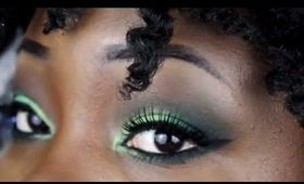 Easy Green Eyeshadow Tutrorial