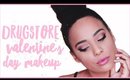 DRUGSTORE VALENTINES DAY MAKEUP | FULL FACE OF NEW MAKEUP | MAYBELLINE, COVERGIRL & MORE