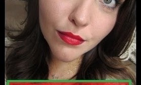 Holiday Makeup with Red Ombre Lips Tutorial