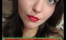 Holiday Makeup with Red Ombre Lips Tutorial