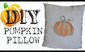 DIY PUMPKIN PILLOW! DIY FALL PILLOWS!