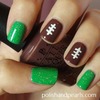 Super Bowl Football Nails!