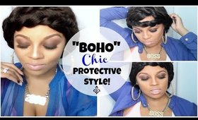 Boho Chic HALO | Simple Hairstyle!