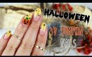 3D Pumpkin Gyaru Nails | Halloween ♡