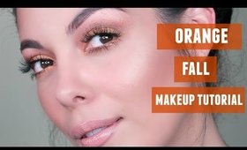 Orange Fall Eyeshadow Makeup Tutorial | SCCASTANEDA