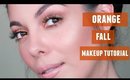 Orange Fall Eyeshadow Makeup Tutorial | SCCASTANEDA
