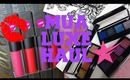 MUA Luxe Haul - Glitter quads and Velvet Lip Lacquers