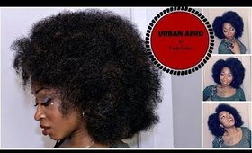 Quick , Easy & Effortless  Big Afro (Tutorial ) | Affordable pUrban Afro Wig by FingerComber