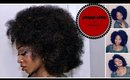 Quick , Easy & Effortless  Big Afro (Tutorial ) | Affordable pUrban Afro Wig by FingerComber