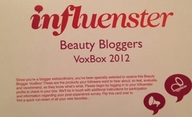 Influenster :: Beauty Blogger 2012 Vox Box