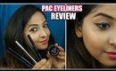 PAC Eyeliners REVIEW | Which one's I Recommend? | Stacey Castanha