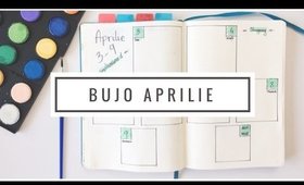 Organizarea lunii aprilie | Bullet Journal