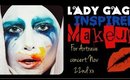 Lady Gaga Applause Inspired Makeup - Nov 22nd - Gaga live at Newcastle Arena
