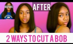 2 Ways to Cut a Bob | Bele Virgin Hair on Aliexpress