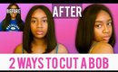 2 Ways to Cut a Bob | Bele Virgin Hair on Aliexpress