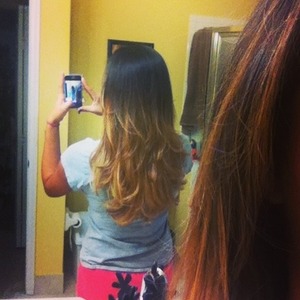 Just my re-died ombré 
