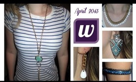 Wantable.co Jewelry Subscription Box First Impression Un-boxing | April 2013!