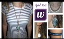 Wantable.co Jewelry Subscription Box First Impression Un-boxing | April 2013!