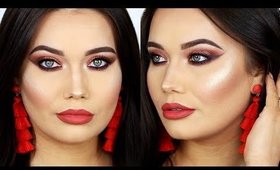 NAKED HEAT SMOKEY EYE + No False Lashes Makeup Tutorial