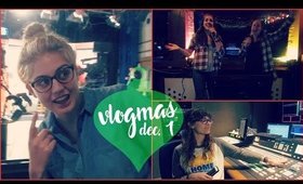 COME W/ ME TO MY TV STATION & KARAOKE NIGHT | {vlogmas dec. 1}