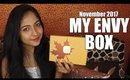 MY ENVY BOX November 2017 | Unboxing & Review | Stacey Castanha