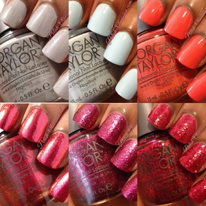Check out the review of these polishes here: http://www.polish-obsession.com/2013/06/morgan-taylor-swatches-review.html