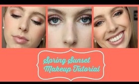 "Spring Sunset" Makeup Tutorial!