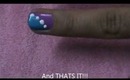 Side Polka Dots - ONE MINUTE! easy nail design for beginners- easy nail design for short nails