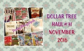 Dollar Tree Haul | # 31 November 2016 | PrettyThingsRock