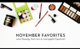 November 2014 Favorites | Soap & Glory, RMS Beauty, & SheaMoisture