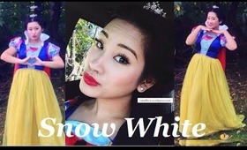 { Snow White } Halloween makeup, hair, and costume