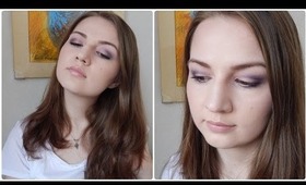 Prom Makeup Tutorial:  Purple Smokey Eye