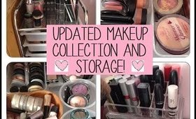 UPDATED MAKEUP COLLECTION & STORAGE!