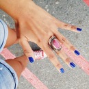 Facebook "Social Butterfly Blue" nail polish. 